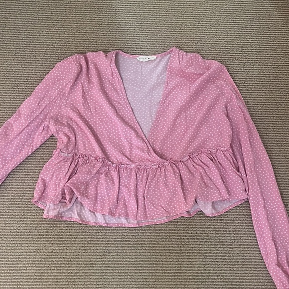 PacSun/L.A. Hearts top & Topshop Denim Shorts - Picture 2 of 6